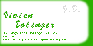 vivien dolinger business card